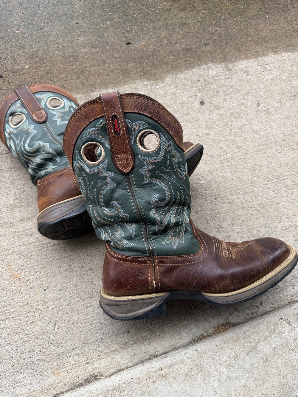 Men's Rebel By Durango Pull-On Western Boots Size 9.5D (Style: DDB0131)